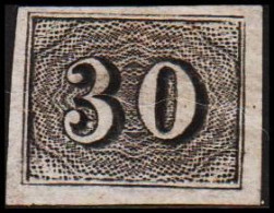 Delcampe - 1849 - 1850. Verticais. 30 R. (Michel 13) - JF192625 - Neufs