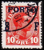 Delcampe - 1921. Postage Due. Porto. Soldierstamp 10 Øre Red (Michel P8) - JF192651 - Portomarken