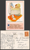 Delcampe - MABEL LUCIE ATTWELL 1953 Old Postcard Dog's Moan Nobody Loves Never A Bone N5062 - Non Classés
