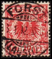 Delcampe - 1892. 10 PF REICHSPOST LUX FORST (LAUSITZ) 16 1 92. (Michel 47) - JF192685 - Used Stamps