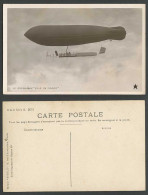 Delcampe - Le Dirigeable, Ville De Nancy, Airship ZEPPELIN Balloon Old Real Photo Postcard - Altri & Non Classificati