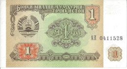 Delcampe - #2414 - Tadjikistan 1 Ruble 1994 - Tadjikistan