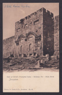 Delcampe - Vintage Postcard Israel Holy Land Jerusalem Golden Gate Christs Triumphant Entry - Israel