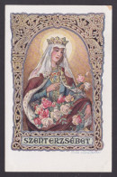 Delcampe - Vintage Postcard, Hungary, St. Elizabeth - Heiligen