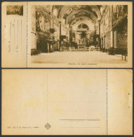 Delcampe - Malta Old Postcard Interior Of St. John's Cathedral Church Valletta F.W. Grech E - Non Classés