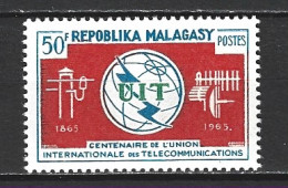 Delcampe - MADAGASCAR. N°406 De 1965. U.I.T.. - Autres & Non Classés
