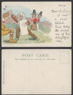 Delcampe - Lloyd Hughes Wales Comic Old Postcard Welsh Ladies Women, National Costumes E.J. - Non Classés
