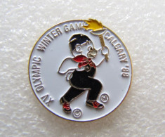 Delcampe - PIN'S   JEUX OLYMPIQUES CALGARY 88 - Juegos Olímpicos