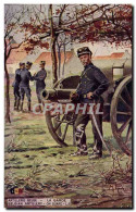 Delcampe - CPA Militaria Artillerie Belge La Garde - Uniforms