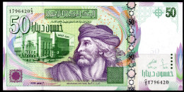 Delcampe - 50 Dinars 2008-P91- UNC** // NEUF**-2 Scans-2 Images - Tunisie