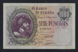 Delcampe - Spain 1000 Pesetas 1940 P-125 XF++ Scarce - 1000 Pesetas