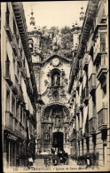 Delcampe - CPA Donostia San Sebastian Baskenland, Iglesia De Santa Maria - Sonstige & Ohne Zuordnung