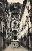 Delcampe - CPA Donostia San Sebastian Baskenland, La Calle Mayor Y Santa Maria - Sonstige & Ohne Zuordnung