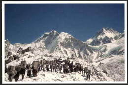 Delcampe - Tibet Mount EVEREST Expedition 1953 Postcard Sherpa Men Women Approach BASE CAMP - China