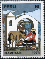 Delcampe - 351249 MNH PERU 1978 NAVIDAD - Peru