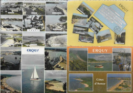 Delcampe - 22 ERQUY-Multivues -  Lot De 10 Cartes - Erquy