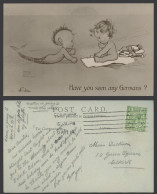 Delcampe - MABEL LUCIE ATTWELL 1914 Old Postcard Have You Seen Any Germans? Mermaid Merbaby - Non Classés