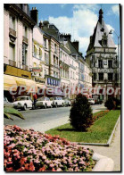 Delcampe - CPSM Dreux La Grande Rue Et Le Beffroi - Dreux