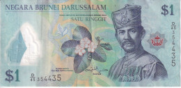 Delcampe - BILLETE DE BRUNEI DE 1 RINGGIT DEL AÑO 2016  (BANKNOTE) POLIMERO - Brunei
