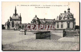 Delcampe - CPA Chateau De Chantilly La Facade Et La Chapelle - Chantilly