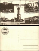 Delcampe - Rochlitz Mehrbild-AK Mit  Schloß Rochsburg Friedrich-August-Turm 1910 - Rochlitz