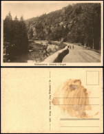 Delcampe - Wolkenstein Straße Und Brücke In Der Wolkensteiner SchweizAnsichtskarte 1928 - Wolkenstein