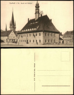 Delcampe - Ansichtskarte Neustadt (Sachsen) Rathaus U. Kirche. 1912 - Neustadt