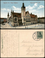 Delcampe - Ansichtskarte Chemnitz Karl-Marx-Stadt Neues Rathaus 1912 - Chemnitz