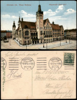 Delcampe - Ansichtskarte Chemnitz Karl-Marx-Stadt Neues Rathaus 1913 - Chemnitz