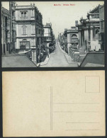 Delcampe - Malta Old Maltese Postcard STRADA REALE, Street Scene, Steps, B/W - Non Classés
