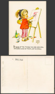 Delcampe - MABEL LUCIE ATTWELL 1968 Postcard Painting, Some Of Things You See Can Sell D124 - Non Classés