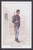 Delcampe - Hungary, Vintage Postcard, Military Uniform In 1890 - Regimente