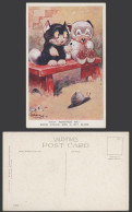 Delcampe - BONZO DOG GE Studdy Old Postcard Cat Snail Remind Some Folks Are A Bit Slow 1309 - Non Classés