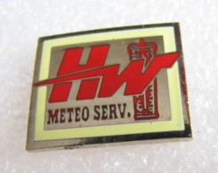 Delcampe - PIN'S    HW  METEO SERV.    Email Grand Feu DEMONS ET MERVEILLES - Otros & Sin Clasificación