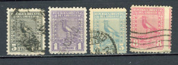 Delcampe - URUGUAY - VANNEAU - N° Yvert 284+285+288+289 Obli. - Uruguay