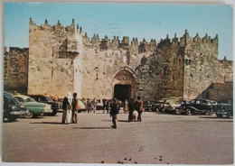 Delcampe - ISRAEL JERUSALEM OLD CITY DAMASCUS DAMAS NABLUS GATE WALLS POSTCARD CARTOLINA ANSICHTSKARTE CARTE POSTALE POSTKARTE CARD - Israel