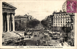 Delcampe - Paris CPA Place De La Madeleine Et Les Grands Boulevards - Paris (09)