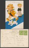 Delcampe - MABEL LUCIE ATTWELL 1930 Old Postcard I Catch The Male With Love Letter Dog 1343 - Non Classés