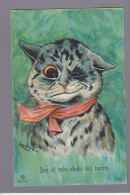 Delcampe - CPA WAIN Louis Chat Cat Position Humaine Circulée - Wain, Louis