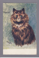 Delcampe - CPA WAIN Louis Chat Cat Position Humaine Non Circulée - Wain, Louis