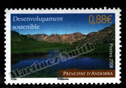 Delcampe - Andorre Français / French Andorra 2008 Yv. 663, Sustainable Development, Landscape - MNH - Unused Stamps