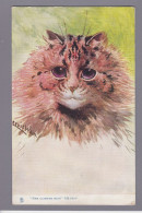 Delcampe - CPA WAIN Louis Chat Cat Position Humaine écrite - Wain, Louis