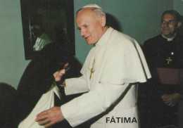 Delcampe - Portugal Fátima Santarém Papa João Paulo II E Irmã Lúcia Não Unposted #SCF041 - Santarem