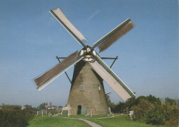 Delcampe - Nederland Kinderdijk Bezoekersmolen Windmolen Architectuur Afgestempeld #SCF038 - Kinderdijk