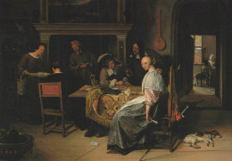 Delcampe - Nederland Wormerveer Jan Steen De Kaartspelers Unposted #SCE912 - Wormerveer