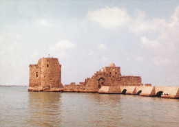 Delcampe - Lebanon Saida Castle Crusader Fortress Coastal Unposted #SCE870 - Libanon