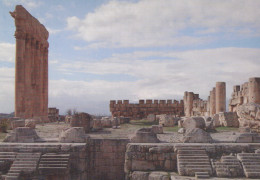 Delcampe - Lebanon Baalbek Roman Temple Of Jupiter Ruins Unposted #SCE866 - Libanon