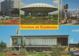 Delcampe - Nederland Eindhoven Evoluon Centraal Station En Stadsgezichten #SCE800 - Eindhoven