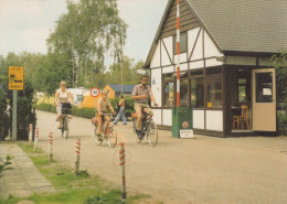 Delcampe - Nederland Arnhem Kampeercentrum Fietsers Receptie Unposted #SCE777 - Arnhem