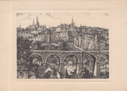 Delcampe - Luxembourg Luxembourg Viaduc Passerelle Et Panorama Urbain #SCE687 - Bascharage / Niederkerschen